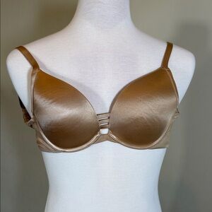 NWOT Soma Elegant Satin Underwire Bra - Tan 34D